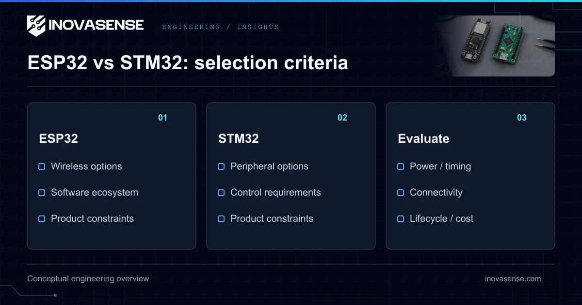 ESP32 vs STM32: Which MCU for Your Next Product?