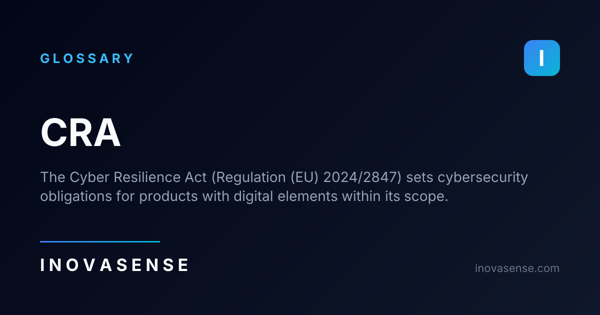 CRA — Glossary | Inovasense